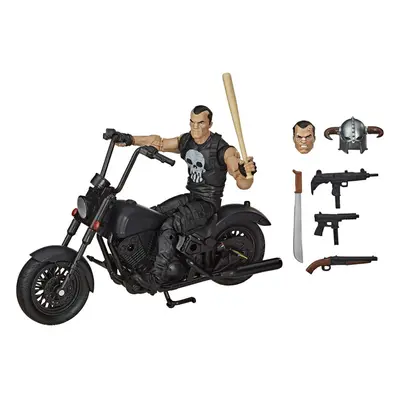 Marvel Hasbro Legends Series 6-inch Collectible Action Figure The Punisher Toy and Motorcycle Pr