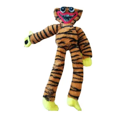 (Yellow) Huggy Wuggy Game Surrounding Tiger Print Leopard Print Plush Doll