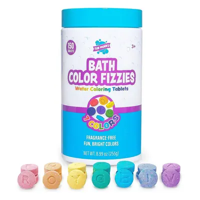 Tub Works Bath Color Fizzies Count | Nontoxic & Fragrance-Free