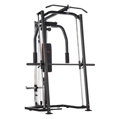 SPORTNOW Multi-Gym Smith Machine Power Cage for Home Gym Weight Lifting