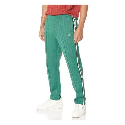 Lacoste Men's Vintage Fit Printed Monogram Track Pant Rocket/Sinople