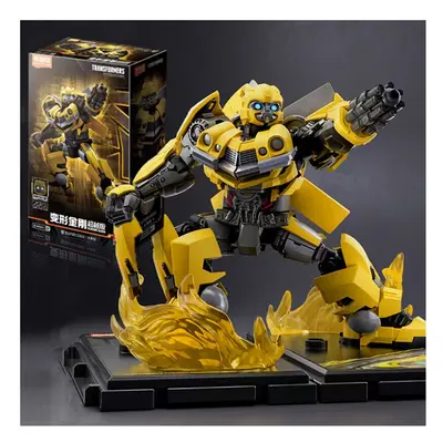 (Bumblebee) Stocked Transformers Bloks Group Bumblebee Scourge Optimus Prime Building Block Asse