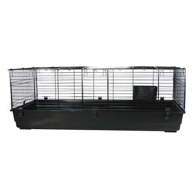 Indoor Rabbit Cage 160cm Black Single Tier - Small Pet Guinea Pig