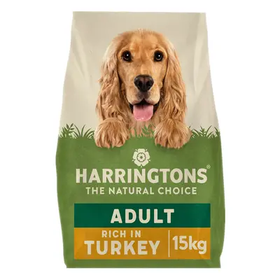 Harringtons Complete Dry Dog Food Turkey & Veg 15kg - Made with All Natural Ingredients