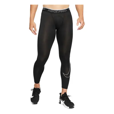 Nike Pro Dri-FIT Men's Tights(Black/White Large)