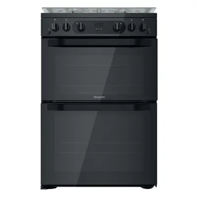 Hotpoint Amelia HDM67G0CCB/UK Gas Cooker - Black