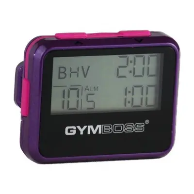 Gymboss Interval Timer and Stopwatch - Violet / Pink Metallic Gloss