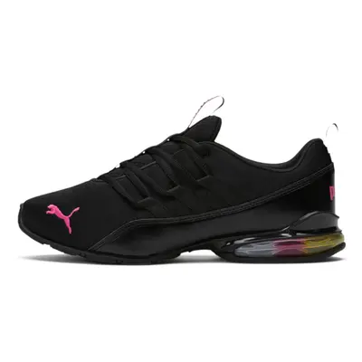 PUMA Women's RIAZE PROWL RAINBOW Sneaker Puma Black-Luminous Pink