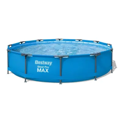 Bestway Swimming Pool Set Above Ground Swimming Pool Set Steel Pro MAX Frame