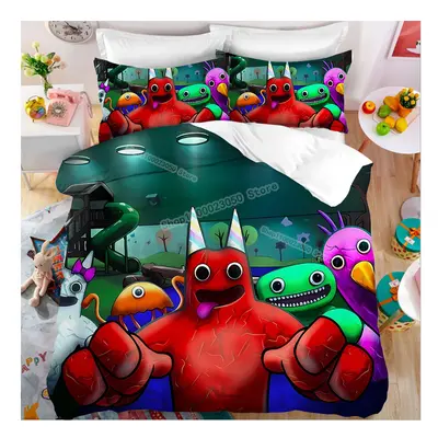 (Garten of Banban-2, EU Single-135x200cm) Garten of Banban Cover Cartoon Kids Bedding Set Duvet