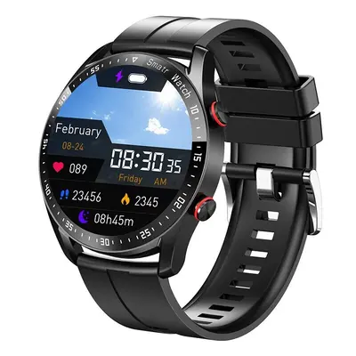 (black) New Bluetooth Call Smart Watch Men Waterproof Sport Fitness Tracker