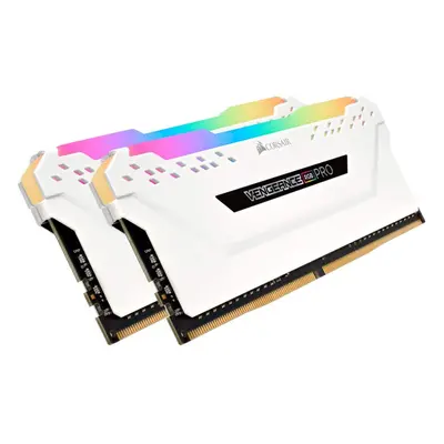 Corsair VENGEANCE RGB PRO 32GB (2x16GB) DDR4 (PC4-25600) C16 Desktop memory â White