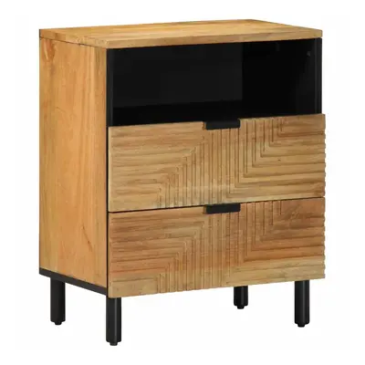 vidaXL Bedside Cabinet Brown 50x33x62 cm Solid Wood Mango bedside table