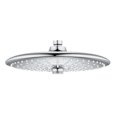 GROHE Euphoria Fixed 3-Setting Rainshower Shower Head Jet SmartRain Rain Settings Starlight Chro