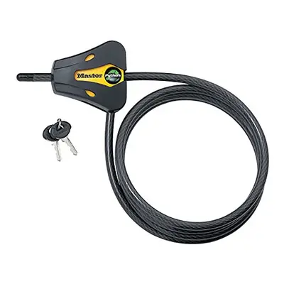 Master Lock, Python Adjustable Keyed Cable Lock, ft. Long, 8419DPF, Black and Yellow, 6' x 5/16"