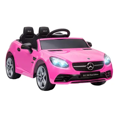 AIYAPLAY Benz 12V Kids Electric Ride On Car W/ Remote Control Music Pink