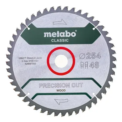 METABO CIRCULAR SAW BLADE HW/CT 254x30x48T