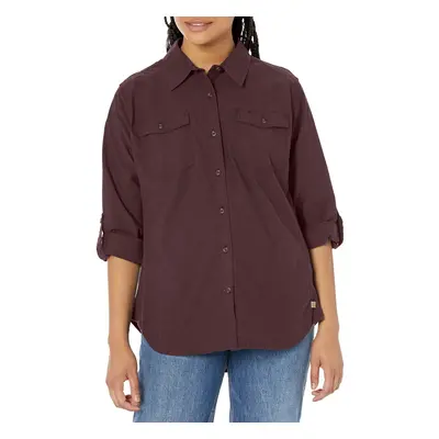 Carhartt Women's Rugged Flex Bozeman Shirt deep Wine Small