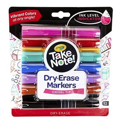 CYO586545 Take Note Dry Erase Markers - Assorted Color - Pack of