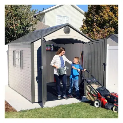 Lifetime 8ftx10ft Special Edition Heavy Duty Plastic Shed