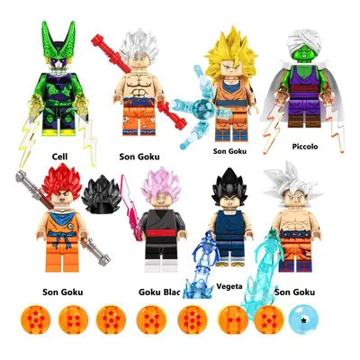 (8PCS-C) 16PCS Dragon Ball Mini figure Building Blocks Fit Lego Kids Toys