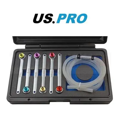 US PRO Tools 6pc Brake Clutch Bleeder Bleed Bleeding Wrench Set 12pt