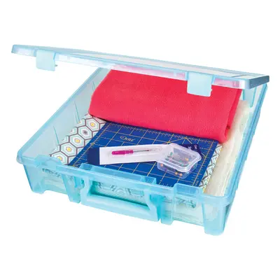 ArtBin Super Satchel Single Compartment-15.25"X14"X3.5" Aqua Mist