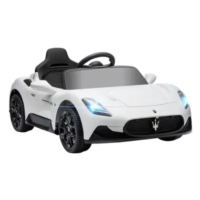 AIYAPLAY Maserati MC20 Licensed 12V Kids Ride on Car w/ Remote, White