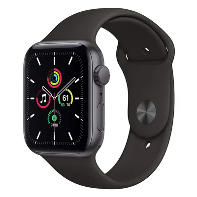 Apple Watch SE (GPS, 44mm) - Space Gray Aluminum Case with Black Sport Band GPS 44mm Space Gray 