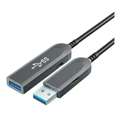 (Male to Female, 10m) USB3.0 & 3.1 AOC Fiber Optical Data Cable 10Gbps USB3.0 Male to Female USB