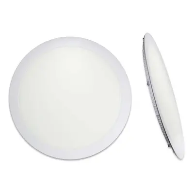 (8 Pack) Lowenergie 24w LED Round Ceiling Panel Light White Recessed Down Lighting, 300mm Dia, 2