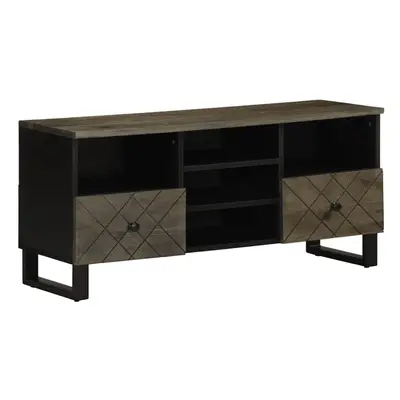 vidaXL TV Cabinet Black 100x33x46 cm Solid Wood Mango TV stand TV sideboard