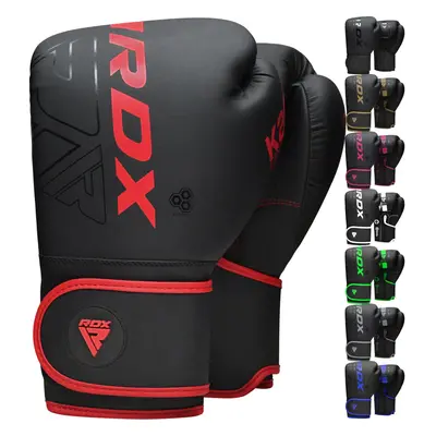 (Red, 16OZ) RDX Boxing Gloves Sparring Muay Thai Kickboxing