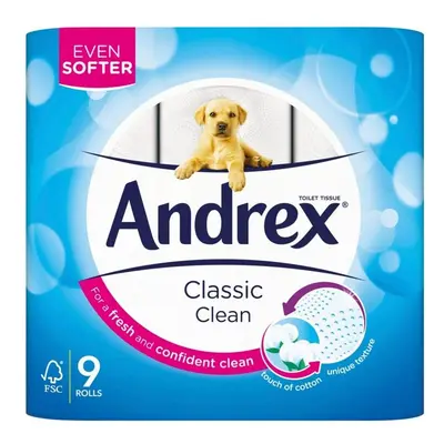 Andrex Toilet Roll Classic Clean White Pack [6583]