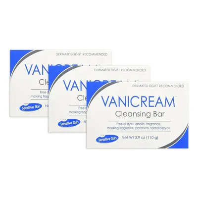 Vanicream Cleansing Bar for Sensitive Skin 3.9 oz ea