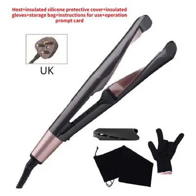 (UK) Curler Hair Straightener In Spiral Wave Curling Iron Hair Straighteners