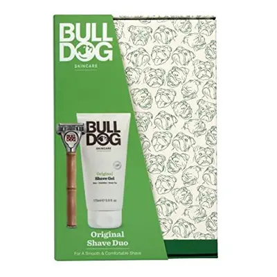 Bulldog Skincare - Original Shave Duo, Gift Set for Men (x1 Original Bamboo Razor, x1 Original S