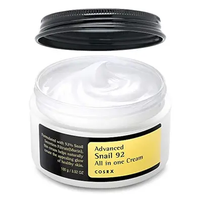 COSRX Advanced Snail All in one Cream, 3.53 oz/100g | Moisturizing Snail Secretion Filtrate 92%