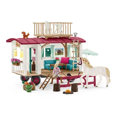 SCHLEICH Horse Club Caravan for Secret Club Meetings Toy Playset