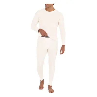 Fruit of the Loom Men's Recycled Waffle Thermal Underwear Set (Top and