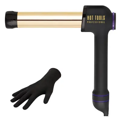 Hot Tools Pro Artist 24K Gold Curlbar Curling Wand | Long Lasting Defined Curls (1-1/4 in)