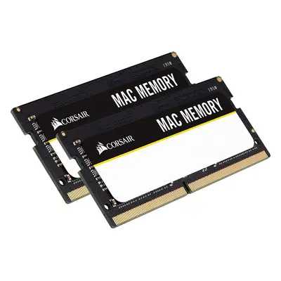 Corsair Mac Memory SODIMM 16GB (2x8GB) DDR4 2666MHz CL18 Memory for Mac Systems, Apple Qualified