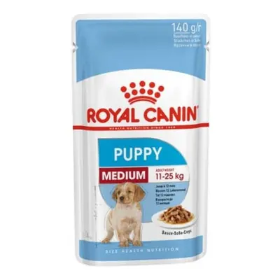 Royal Canin Dog Food Medium Puppy Wet x 140g