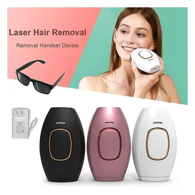 (Black, UK Plug) Ipl Hair Removal Laser Permanent Machine Face Body Leg Home Device With Glasses