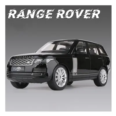 (Black) 1:18 Range Rover 50th Anniversary Alloy Car Model Sound and Light Simulation Car Decorat