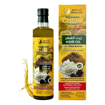 Hair Growth Chebe Oil & Shea Butter - Powerful Combination for Hair Strengthening and Growth - 5