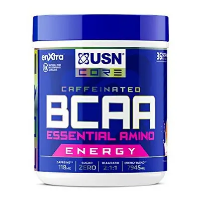 USN Bcaa Power Punch Pls Energy, Amino Acid Energy Blend With Caffeine and Taurine, Watermelon, 