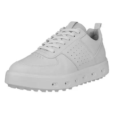 (UK 5-5.5, White) Ecco Womens Street Leather Waterproof Hybrid Spikeless Golf Shoes