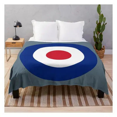 Fleece Throw Blanket Royal Air Force - Roundel for Sofa Couch Kids x Inches