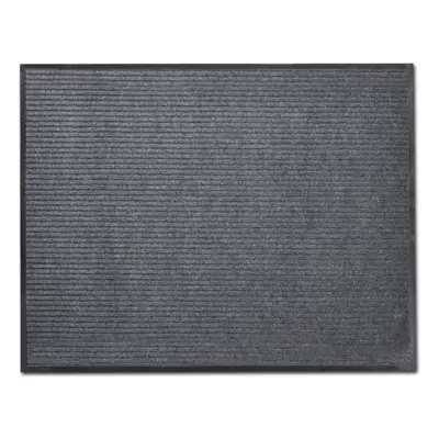 vidaXL Door Mat 90x120cm Grey PVC Office Front Door Welcome Floor Carpet Rug